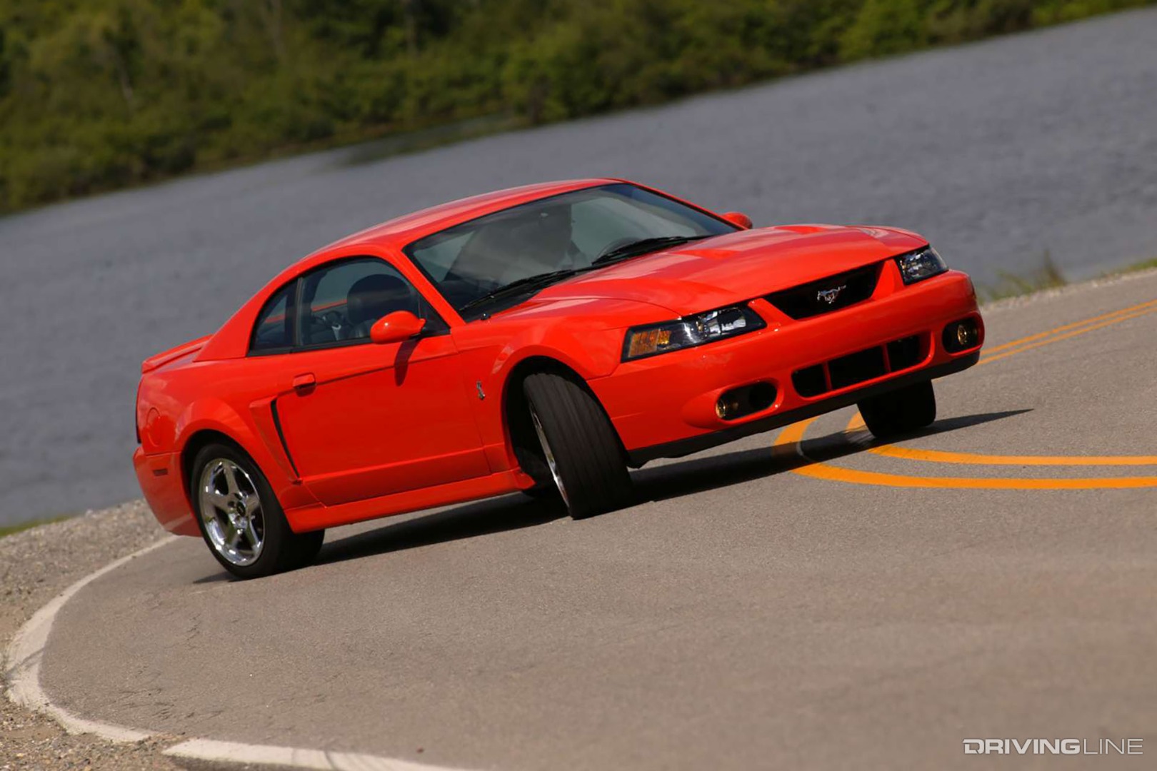 Ford Mustang SVT Cobra sideways