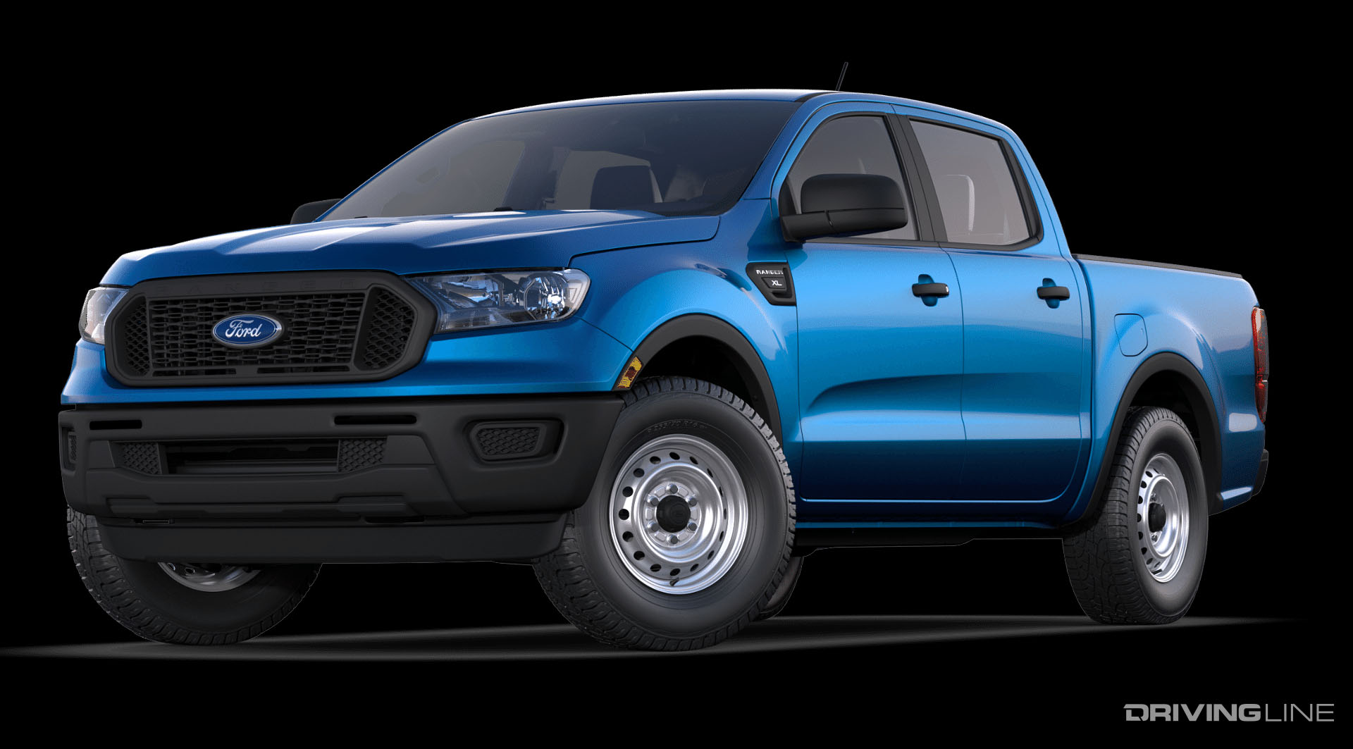 2021 Ford Ranger Four-Door Blue