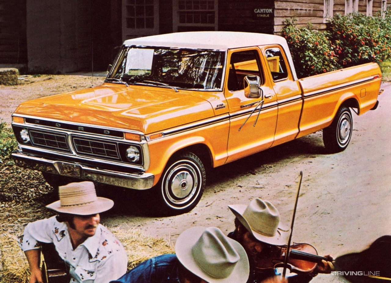 Ford F-150 with cowboys