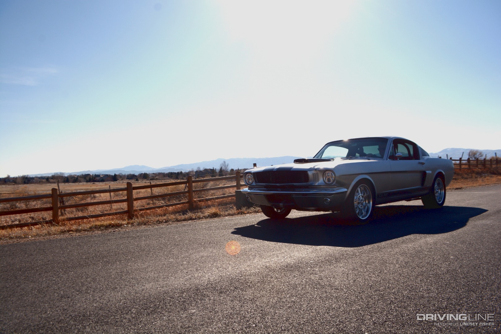 1966 Mustang From Driver's Side Driving Forward