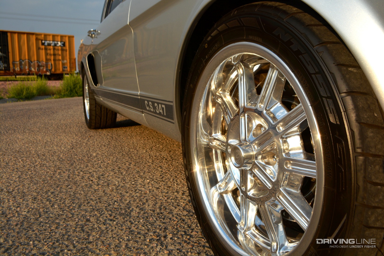 1966 Mustang Front Passenger Side Wheel and Tire