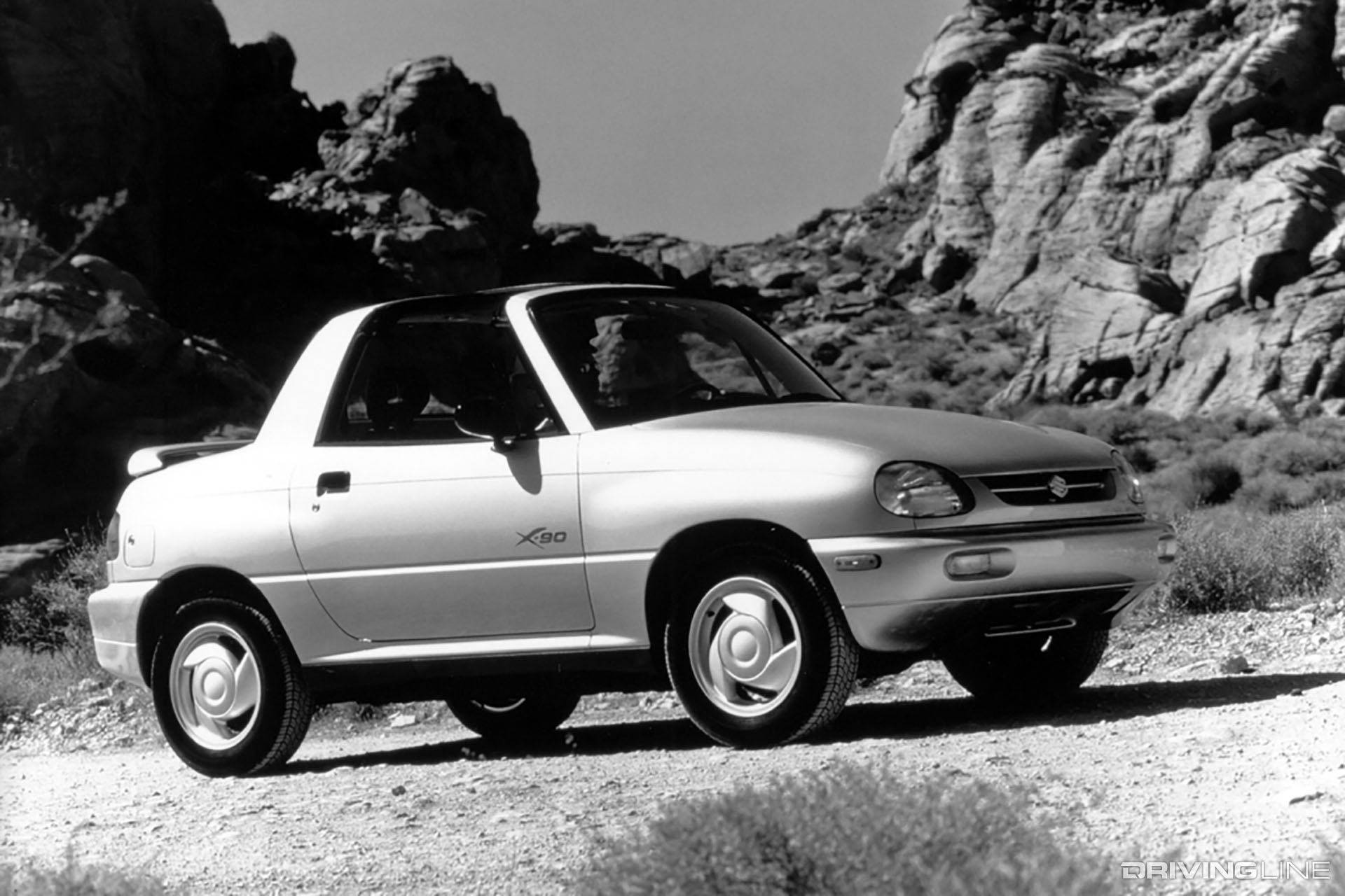 Suzuki X90 Silver Side View