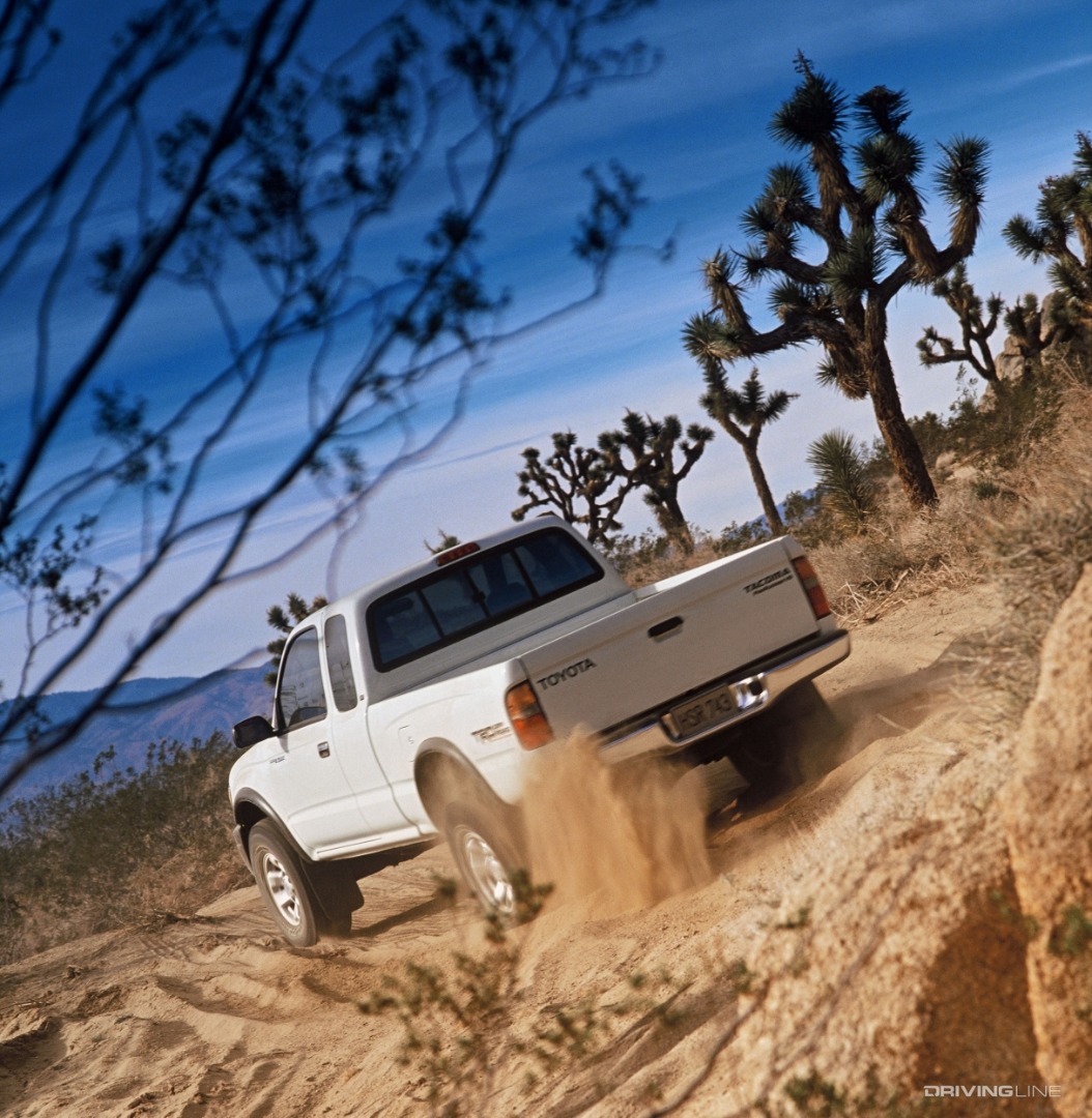 Toyota Tacoma PreRunner in sand