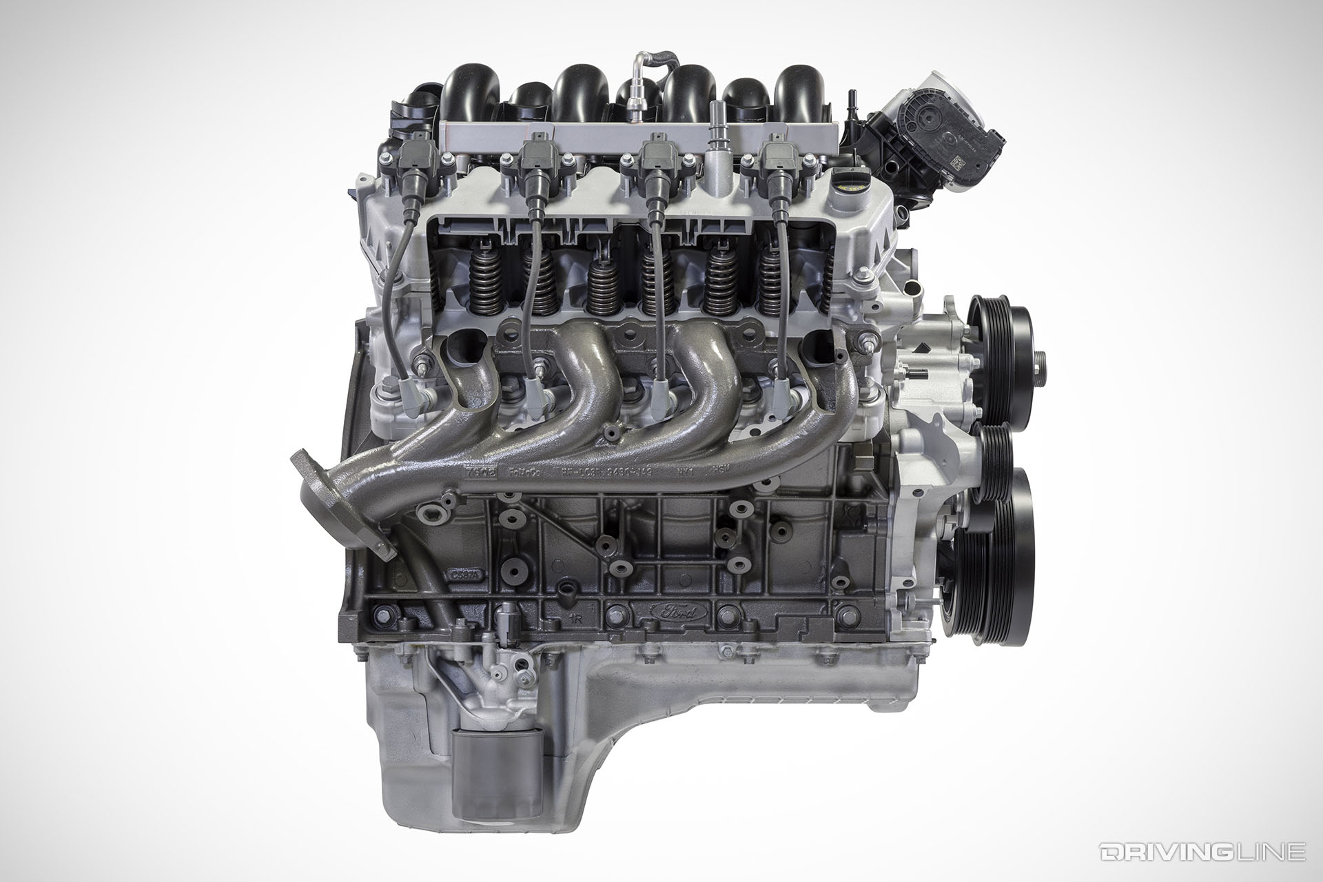Ford 7.4 Super Duty V8 Engine Side View