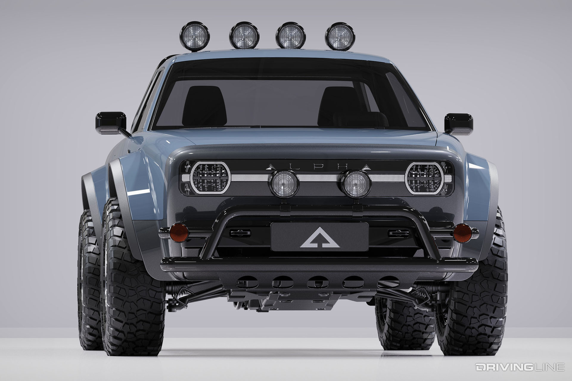 Alpha Wolf Pickup Front View