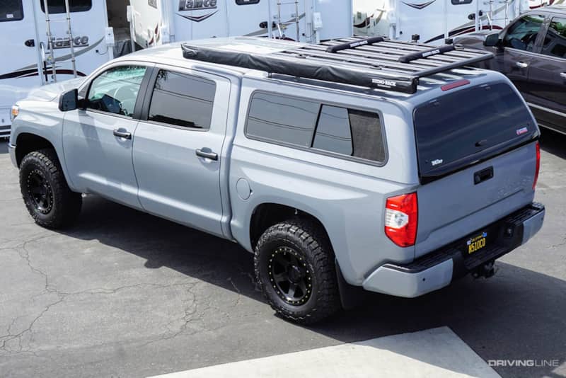 Toyota Tundra SnugTop Camper Shell Cement