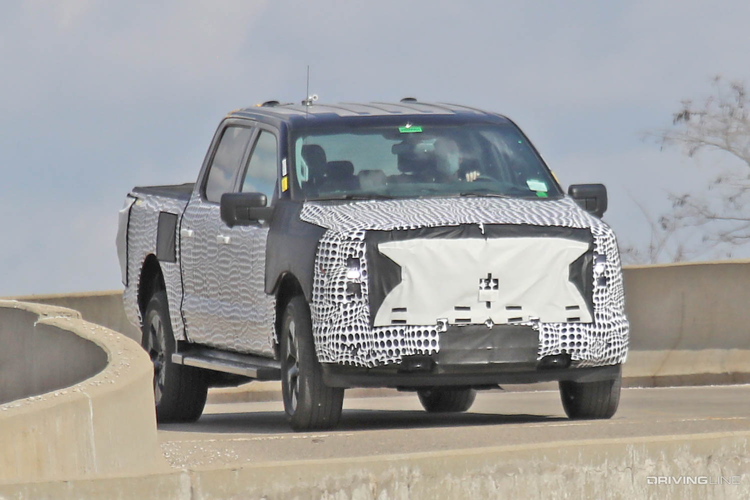 Spy Photo of preproduction Ford F150 EV Truck