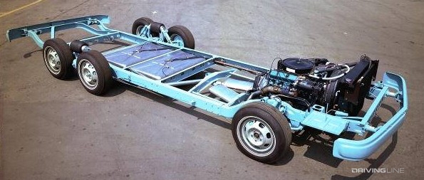 GMC Motorhome chassis blue