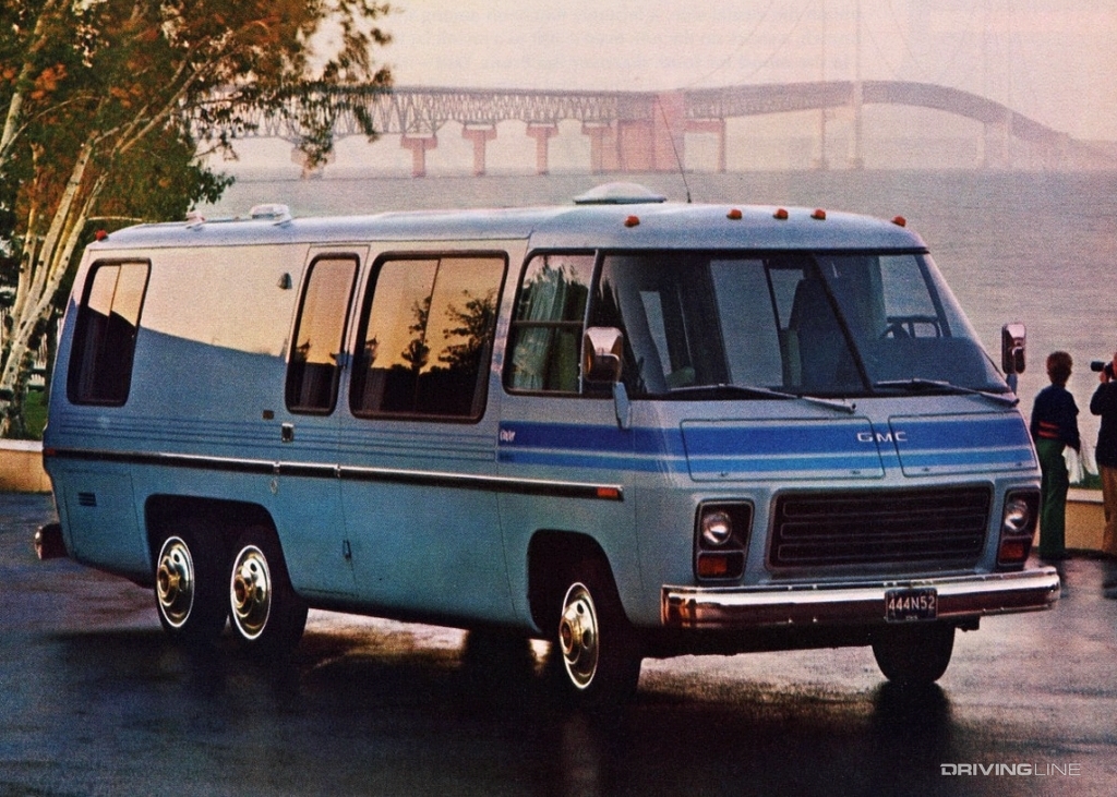 GMC Motorhome blue