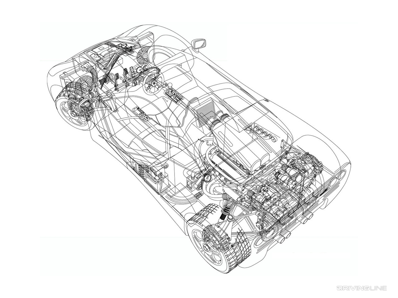 McLaren F1 cutaway
