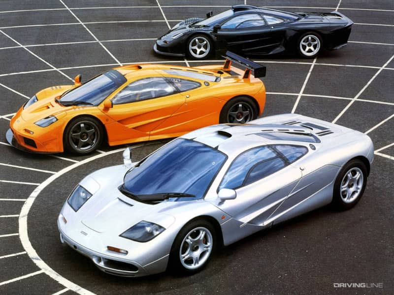 McLaren F1 trio