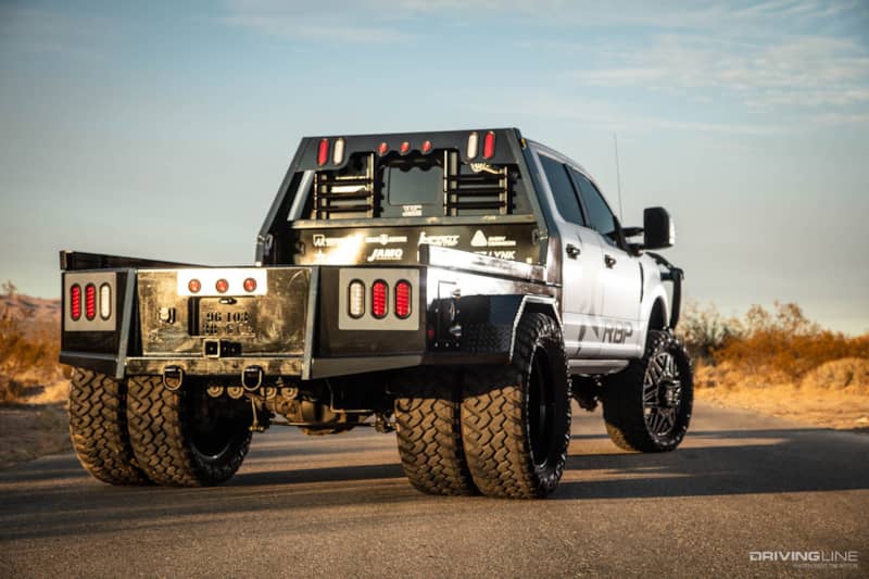 2017 Flatbed Ford F350 Super Duty Dually rear