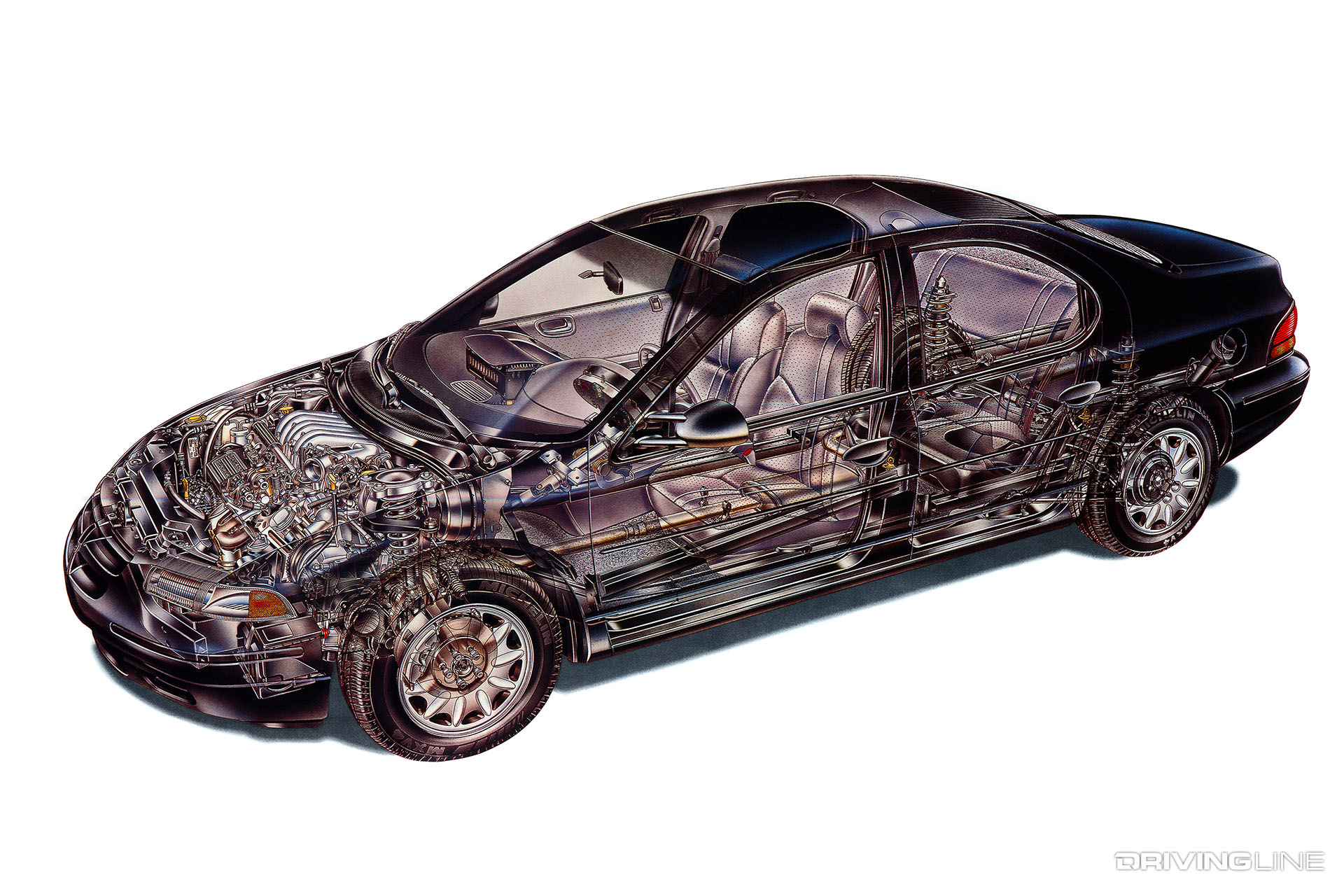 First Gen Dodge Stratus Cut Away