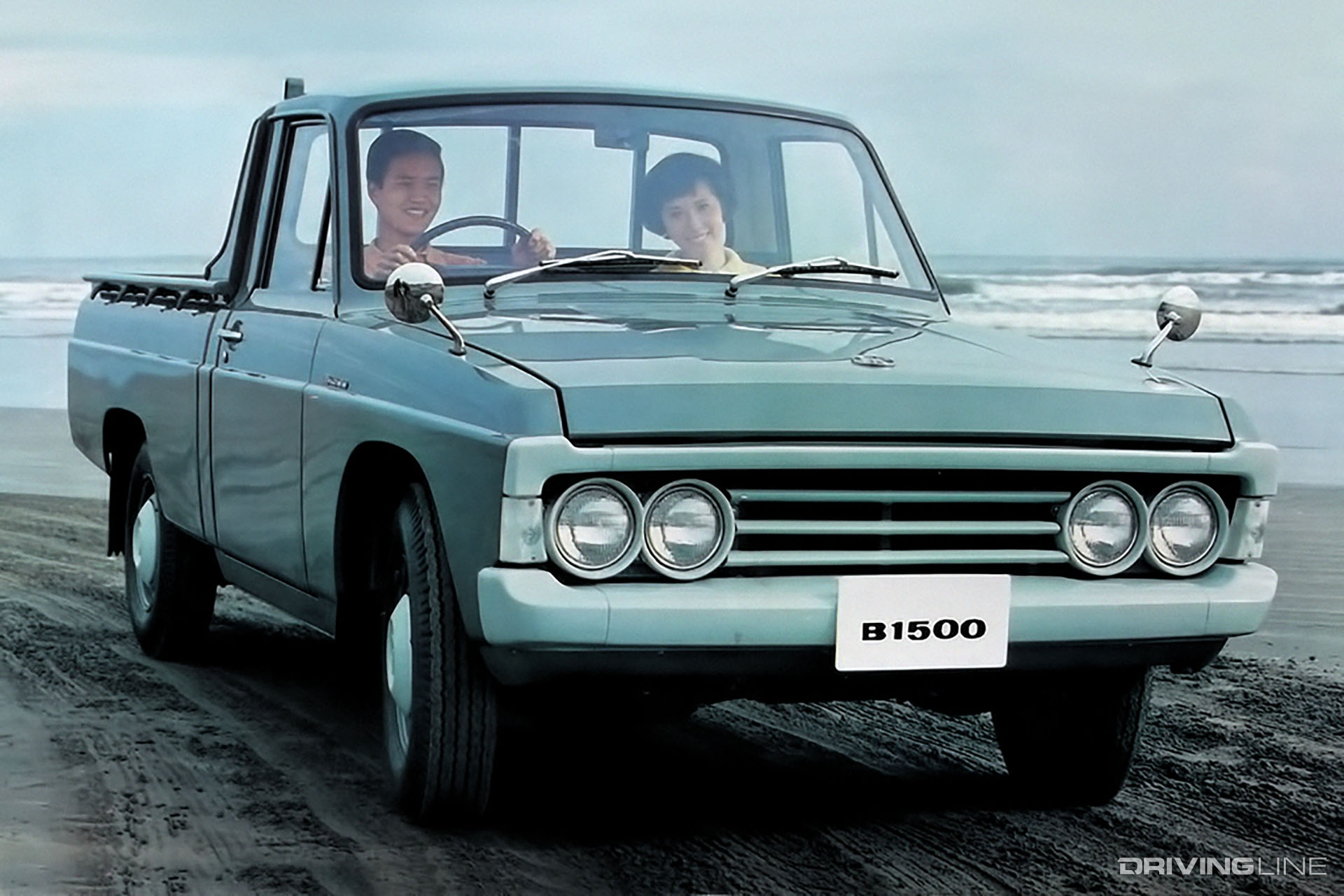 Mazda B1500 Pickup on Beach