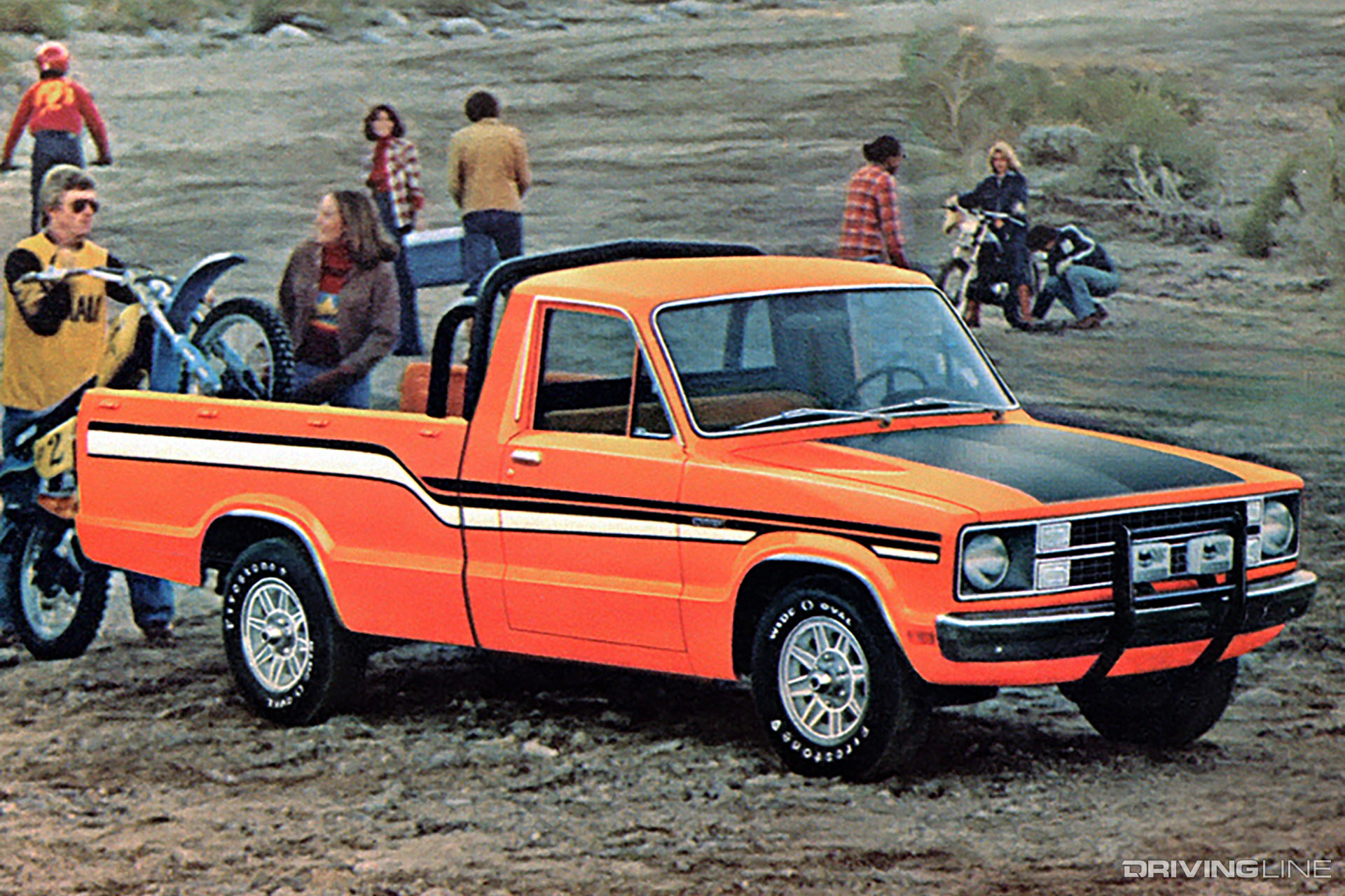 Ford Courier Pickup on Beach
