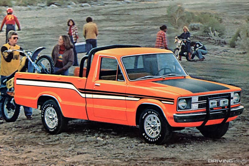 Ford Courier Pickup on Beach