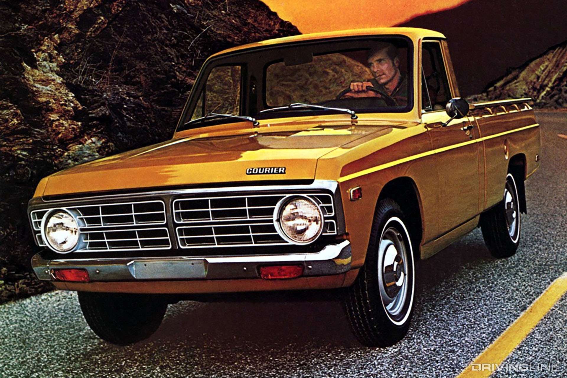 Ford Courier Pickup 1972 Yellow