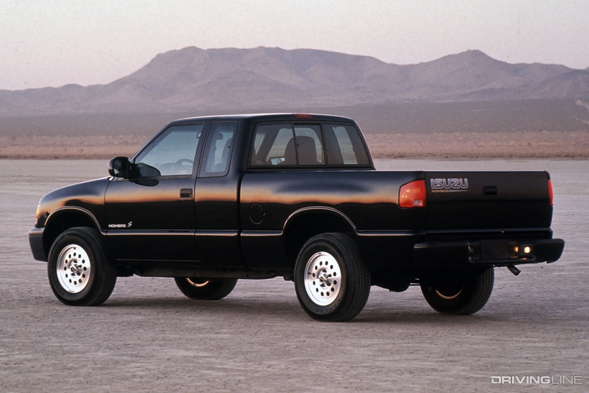 Isuzu Hombre Black Rear View