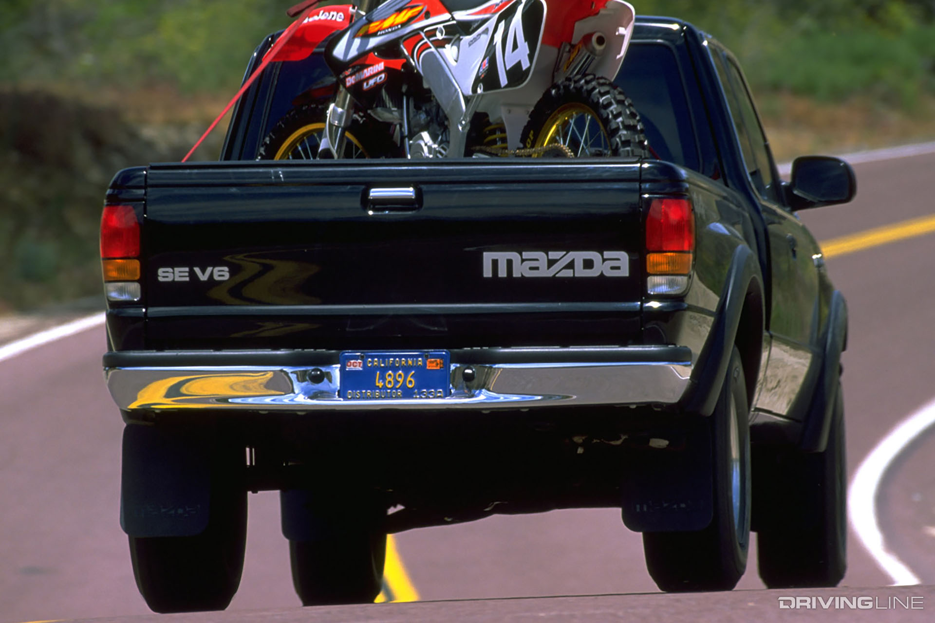 Mazda B4000 4x4 Rear View