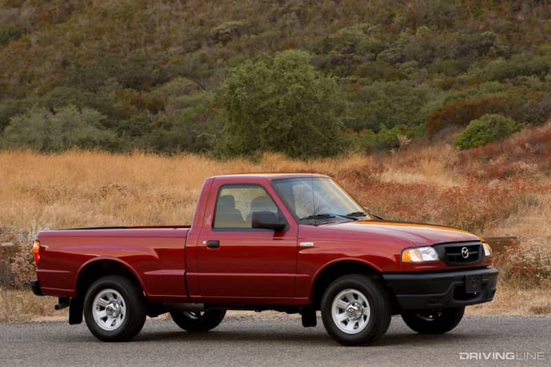 Mazda B-Series Pickup Red
