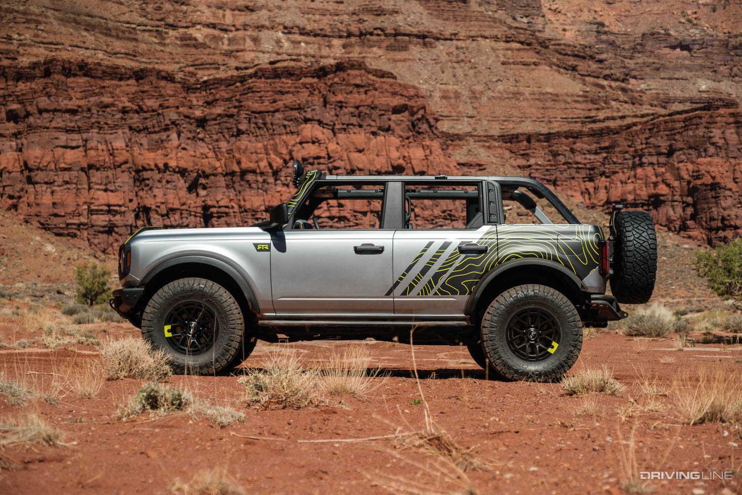 2021 Ford Bronco RTR driver side profile