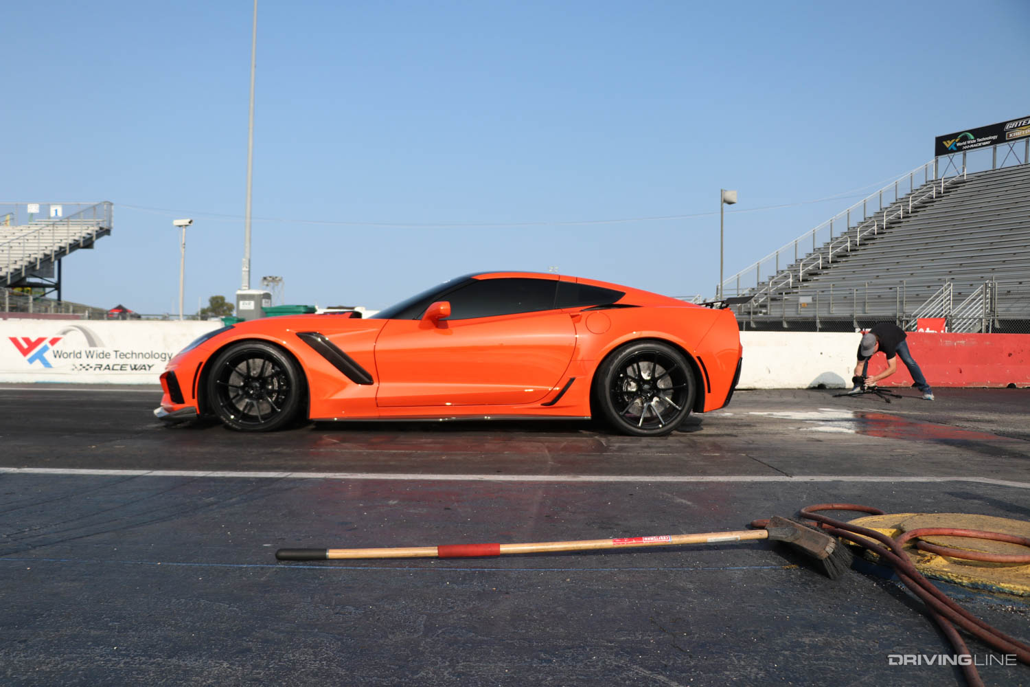 C7 Corvette on Nitto NT555 G2 and Nitto NT555RII drag radial tires