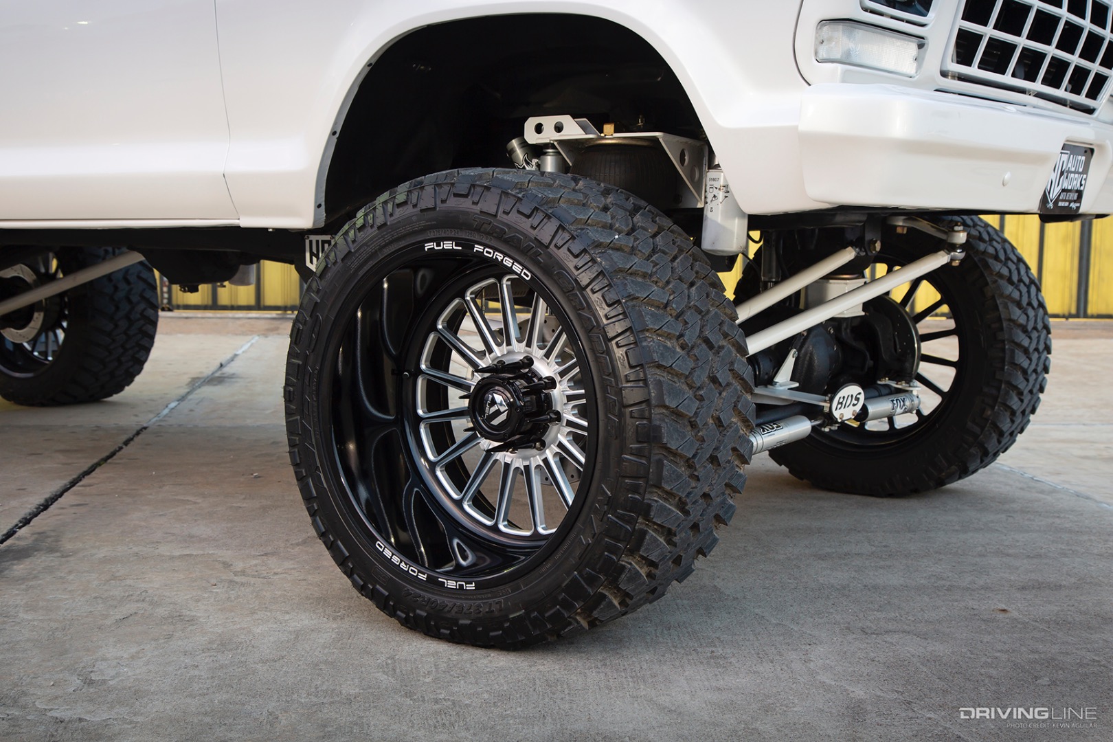 Nitto Trail Grappler M/T Tires of Hunter Clark's '79 Crew Cab Ford F-250 Dentside