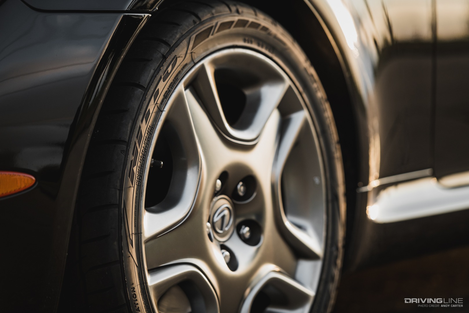 Nitto NT555G2 tire on Lexus