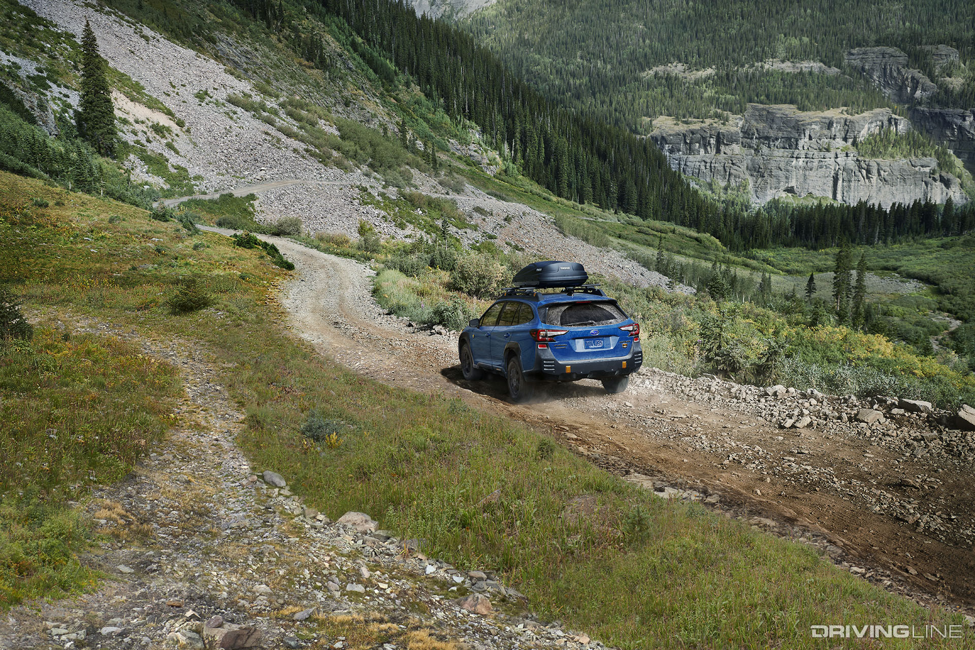 2022 Subaru Outback Wilderness on Trail