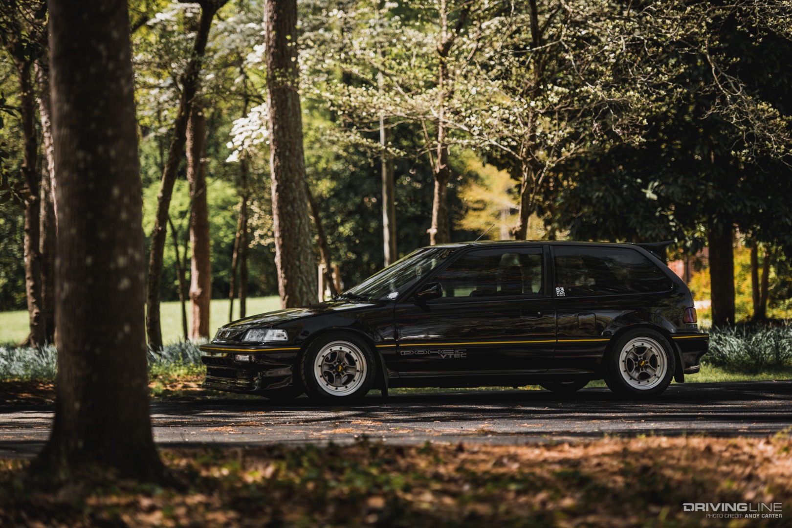 Side view of EF Civic Hatchback