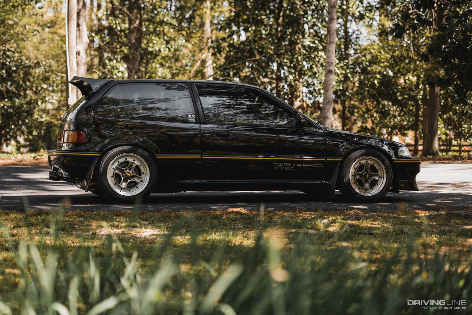 Honda EF Civic with Work Equip 40 wheels