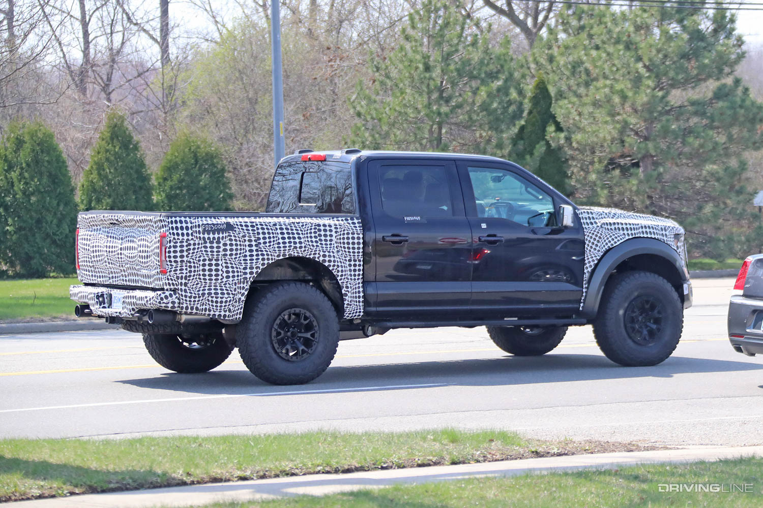 '22 Ford Raptor R Spy Photos rear passenger side