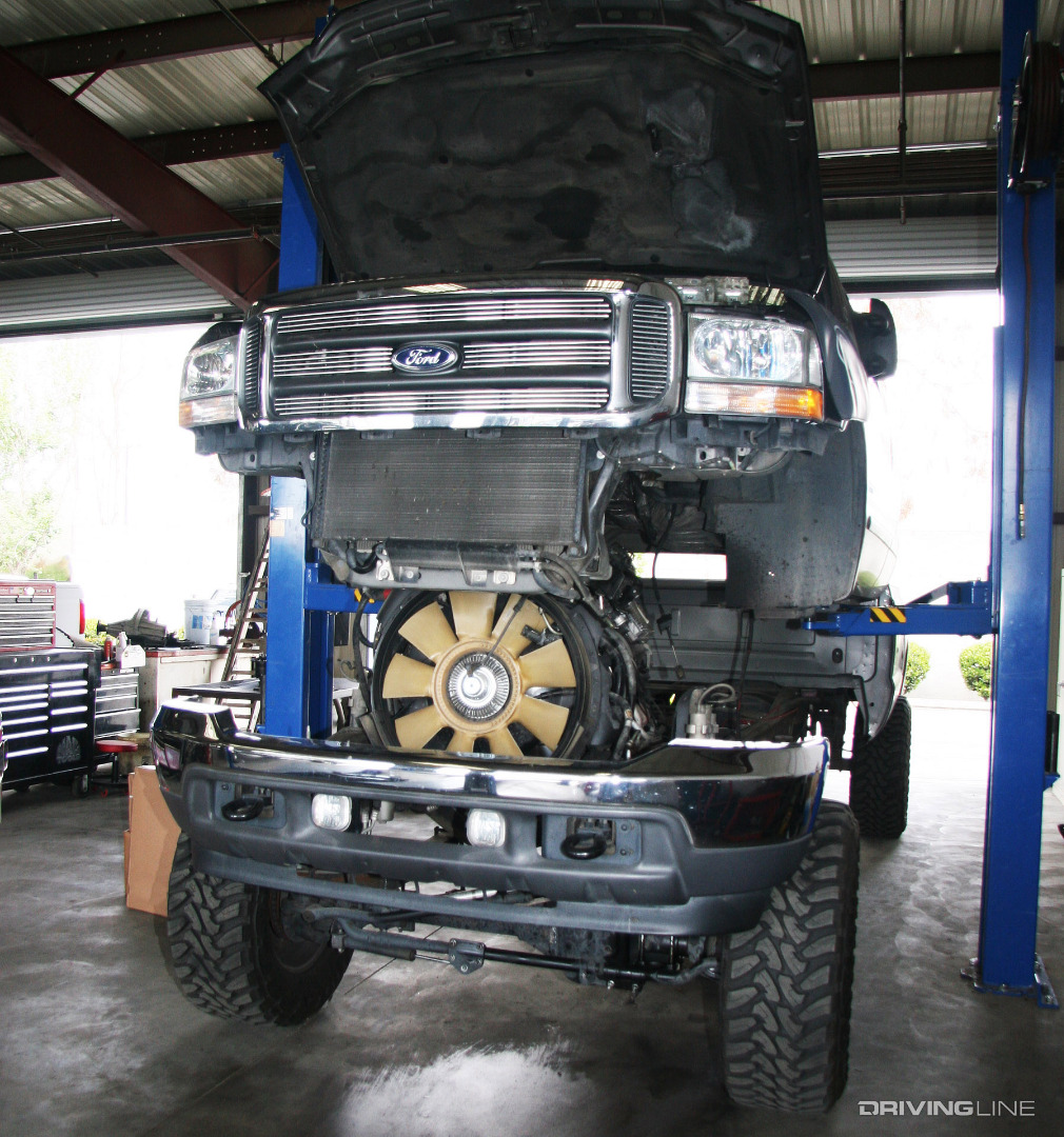 Super Duty F350 Cab Removal 6.0L Power Stroke Diesel