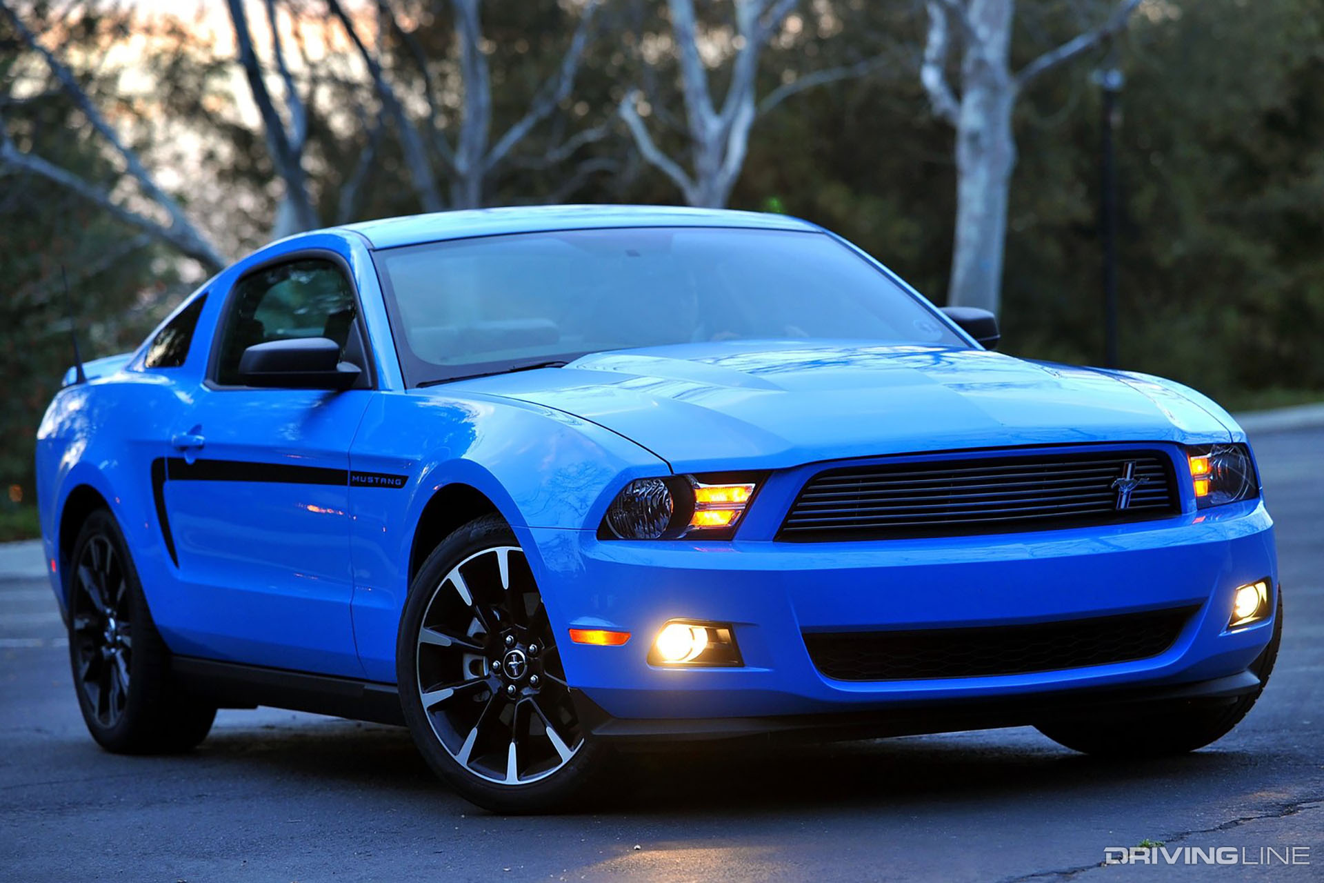 2011 Ford Mustang V6 Grabber Blue Front