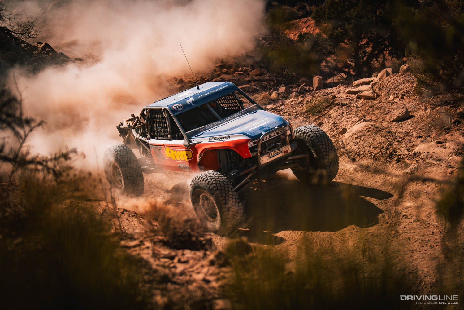 Jason Scherer racing Ultra4 Moab BFE April 2021