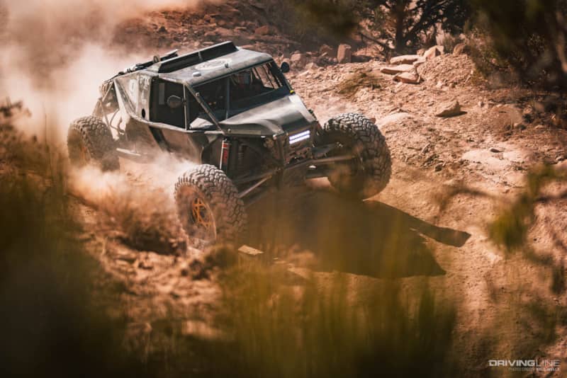 Bryan Crofts in his 4x4 car at Ultra4 Area BFE Moab April 2021