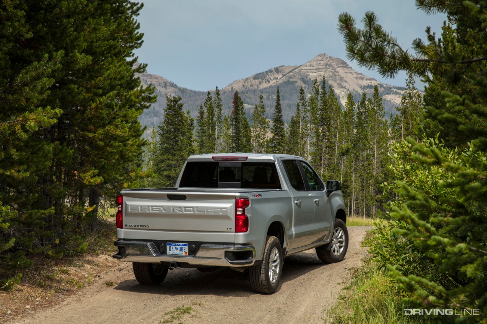 Chevy Silverado rear view