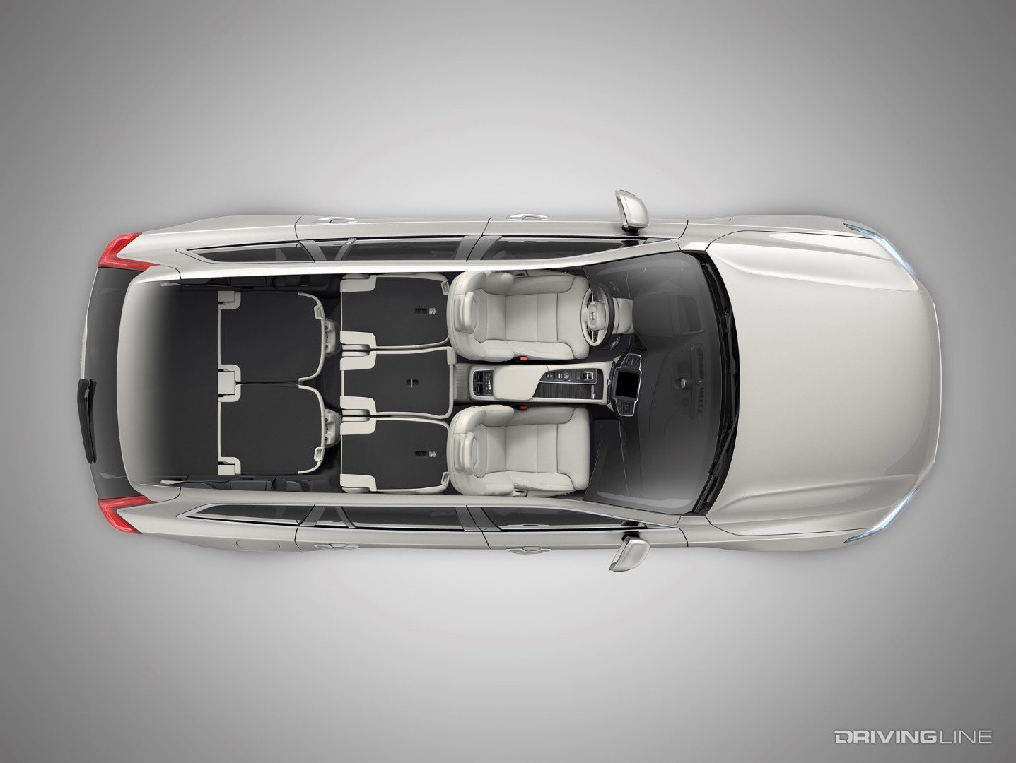 Cargo Space Third Row Volvo XC90