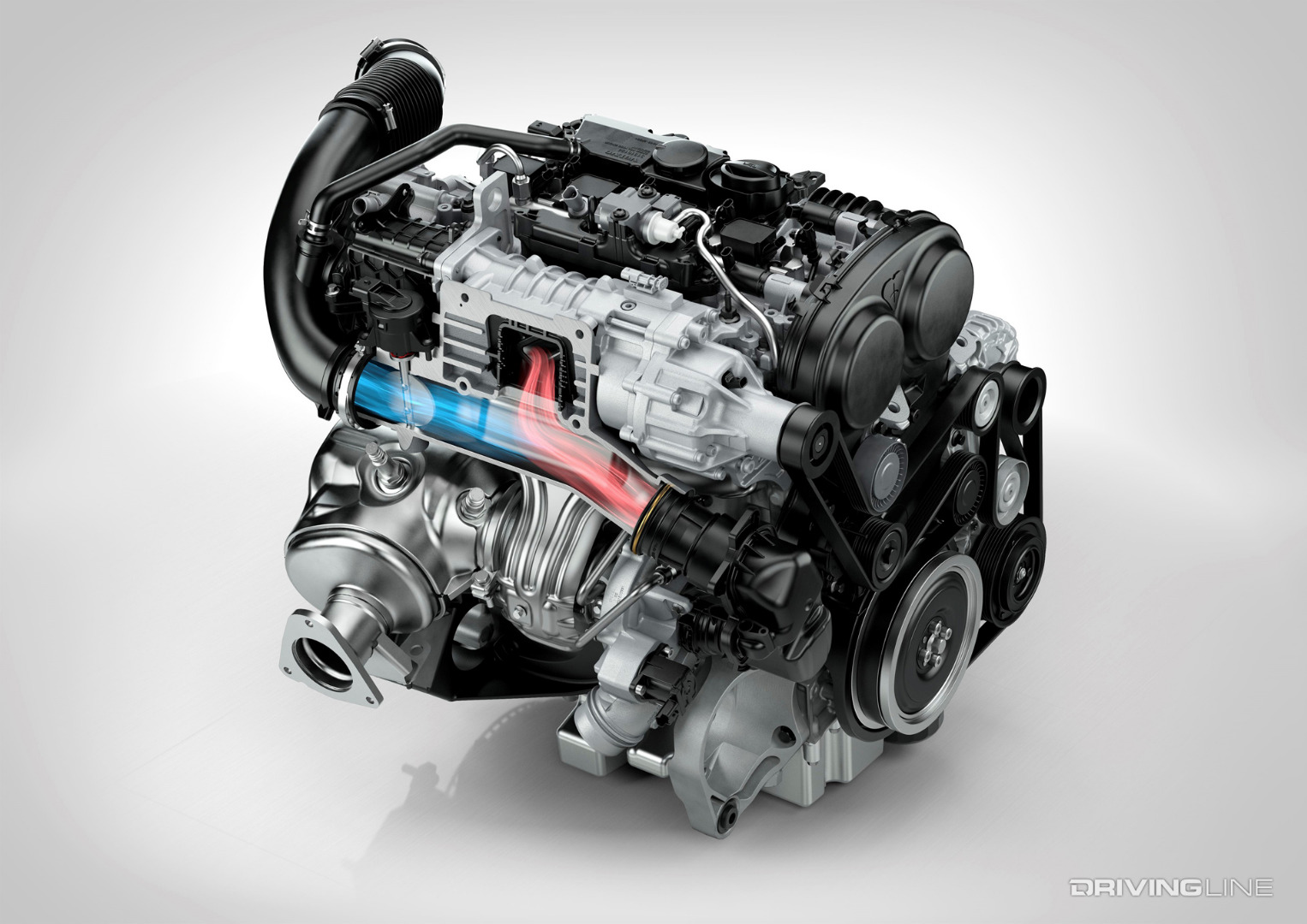 2.0L Volvo Gasoline Turbocharged Supercharged Engine