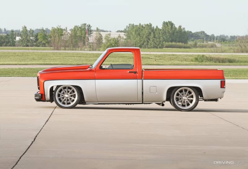 Chevrolet C10 on Nittos orange side