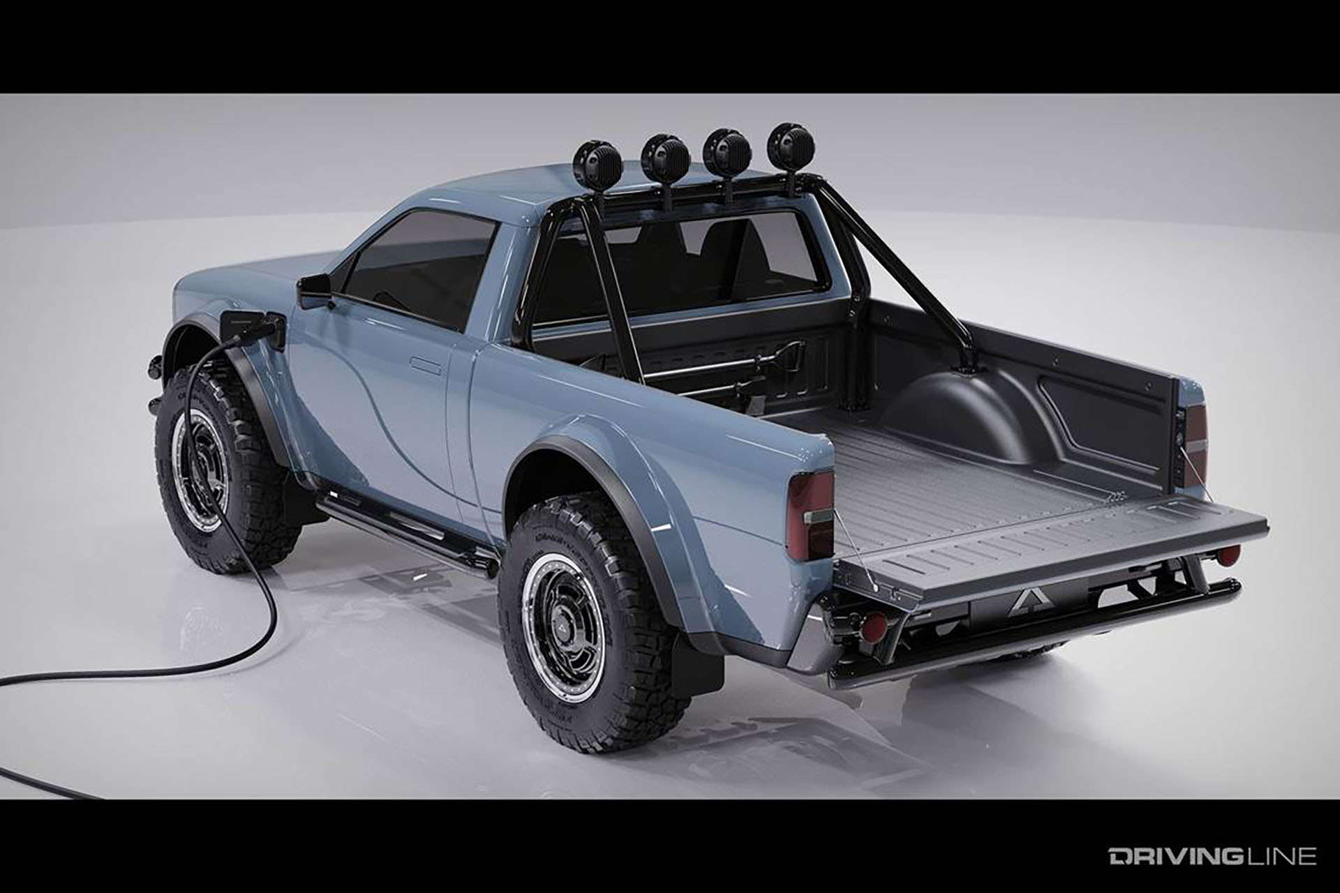 Alpha Wolf Pickup Rear View