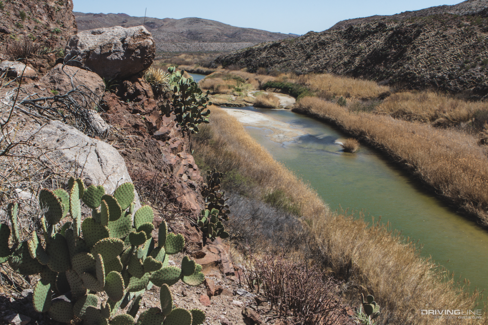 Rio Grande River near River Road in Big Bend National Park