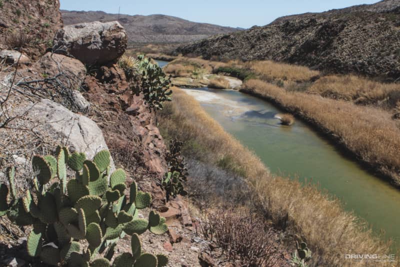 Rio Grande River near River Road in Big Bend National Park