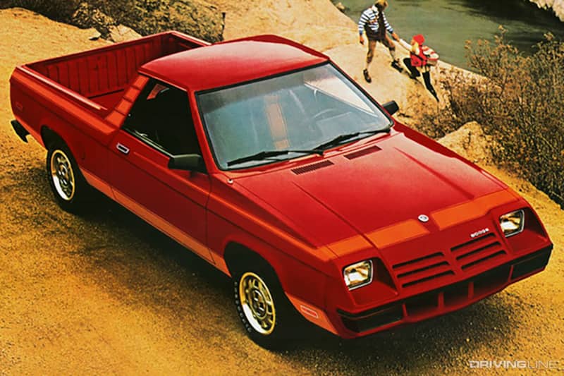 Dodge Rampage Red Top View