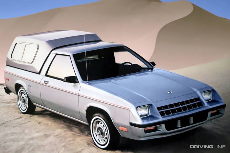 Dodge Rampage Plymouth Scamp with Camper Shell