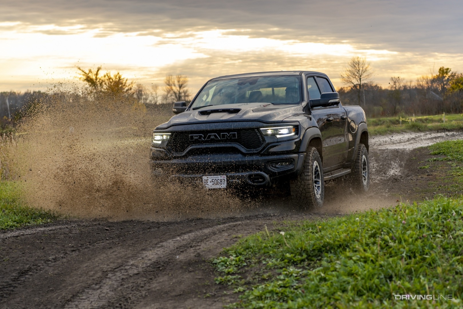 Ram TRX mud splash smaller