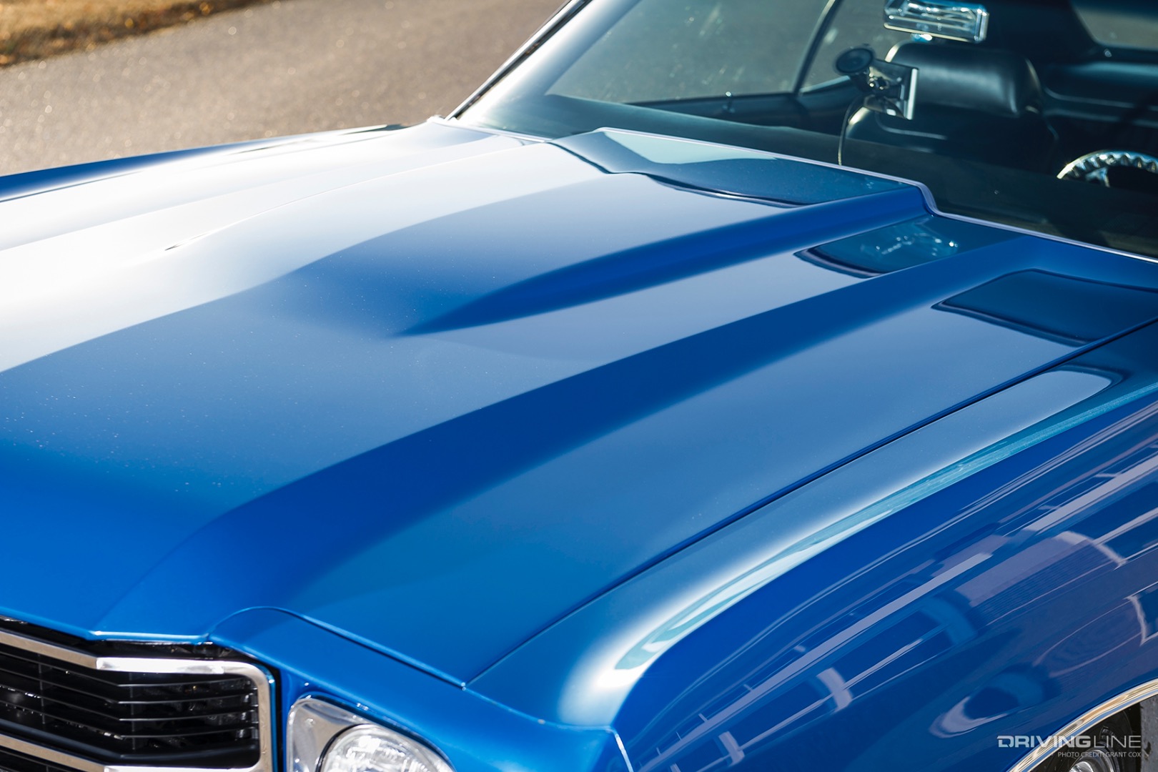 Cowl Hood of Zach Kutilek's '71 Chevrolet Chevelle Malibu