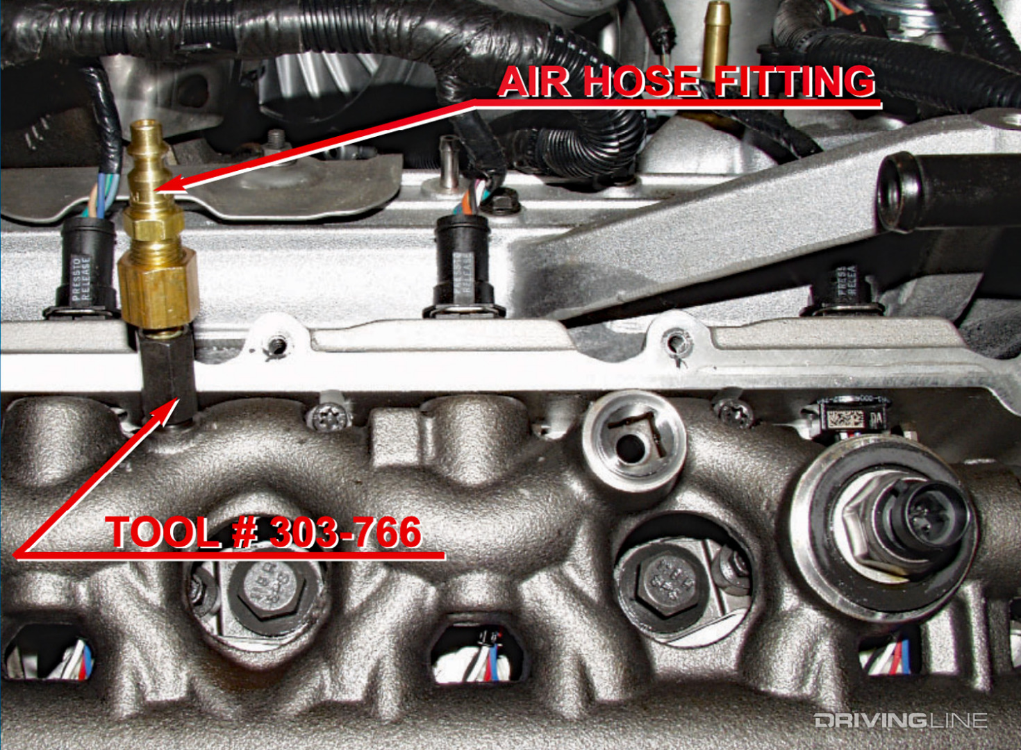 Power Stroke High Pressure Oil Leak Test