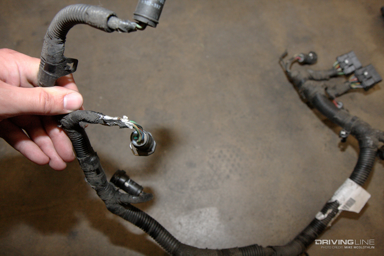 Wire Harness Chafing 6.0L Power Stroke