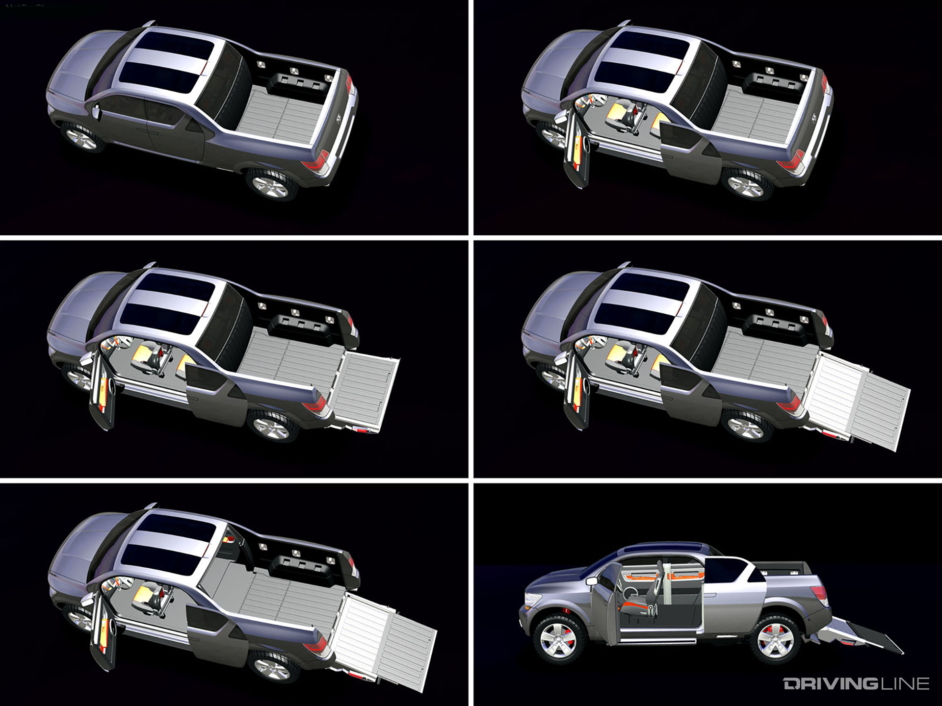 2006 Dodge Rampage Concept Renderings